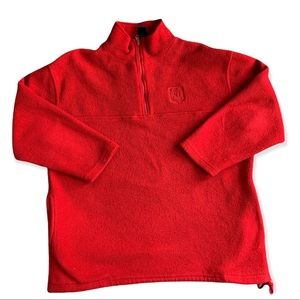 Ralph Lauren red fleece sweatshirt